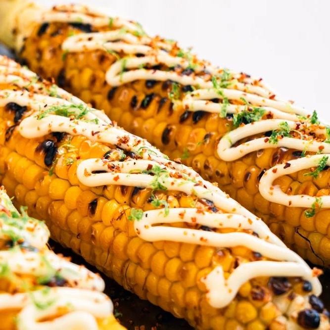 Tajín and Lime Grilled Corn