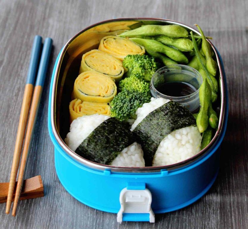 Tamagoyaki and Rice Bento