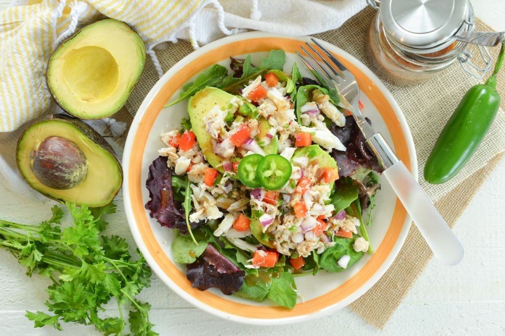 Tangy Blue Crab Salad with Avocado