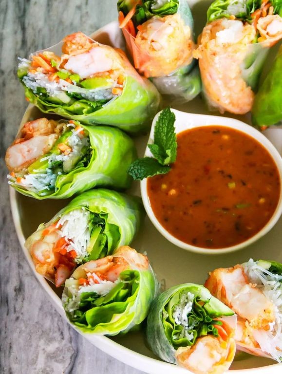 Tempura Shrimp Spring Rolls