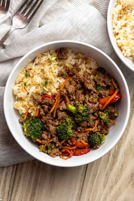 Teriyaki Beef Rice Bowls