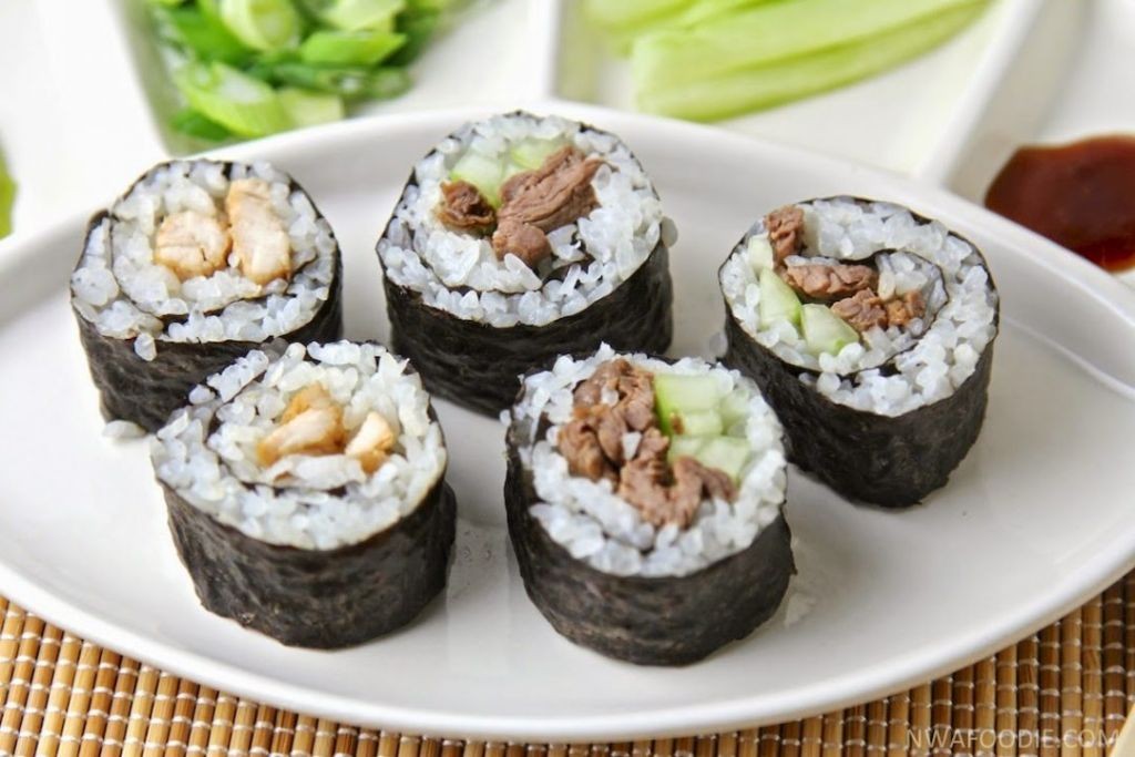 Teriyaki Beef Sushi Rolls