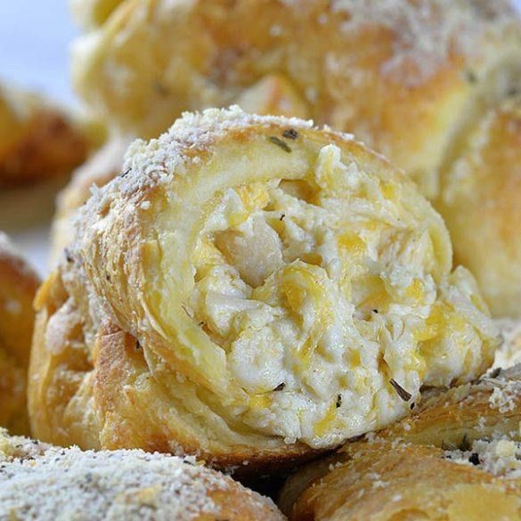 Teriyaki Chicken Crescent Roll-Ups