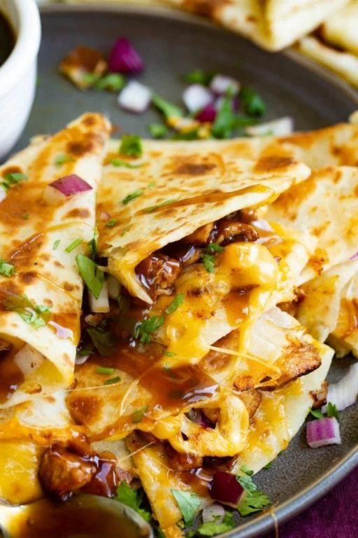 Teriyaki Chicken Quesadilla