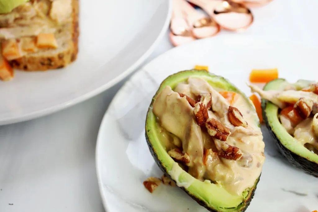 Teriyaki Chicken Stuffed Avocado
