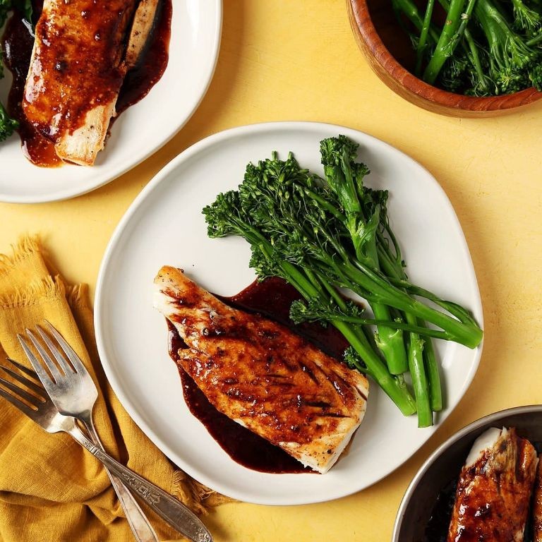 Teriyaki Glazed Air Fryer Mahi Mahi