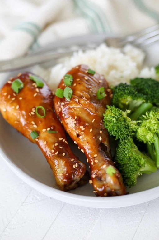 Teriyaki Glazed Chicken Drumsticks