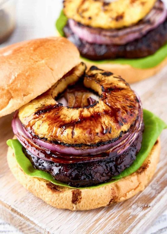 Teriyaki Pineapple Burger