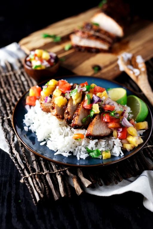 Teriyaki Pork Fondue with Pineapple Dipping Sauce