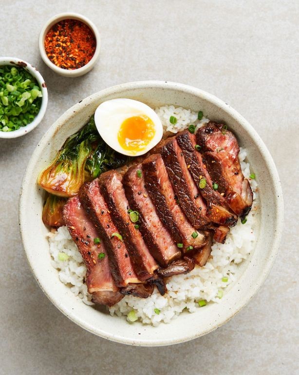 Teriyaki Sirloin Steak Bowls