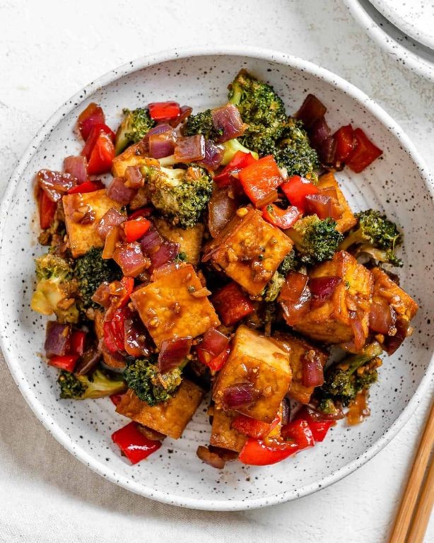 Teriyaki Tofu and Vegetable Stir-Fry