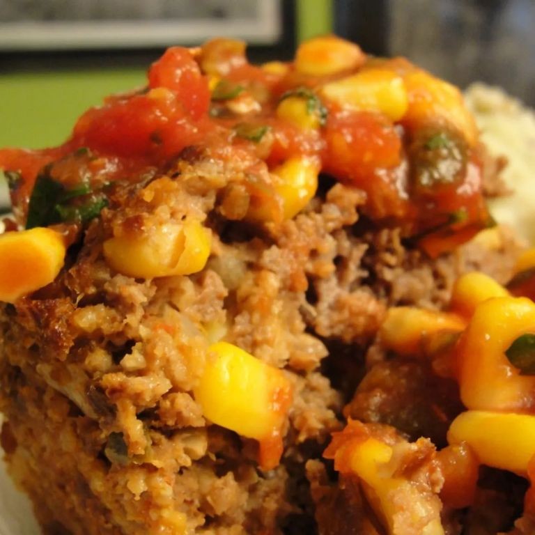 Tex-Mex Venison Meat Loaf with Cornbread Crust