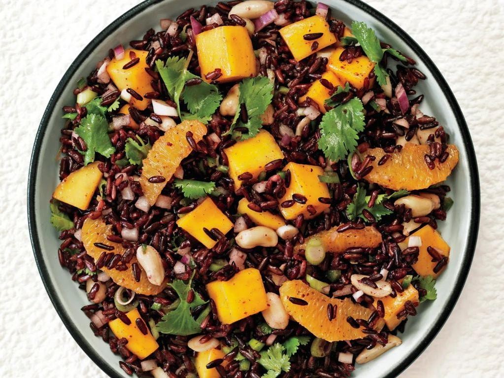Thai Black Rice Salad with Mango