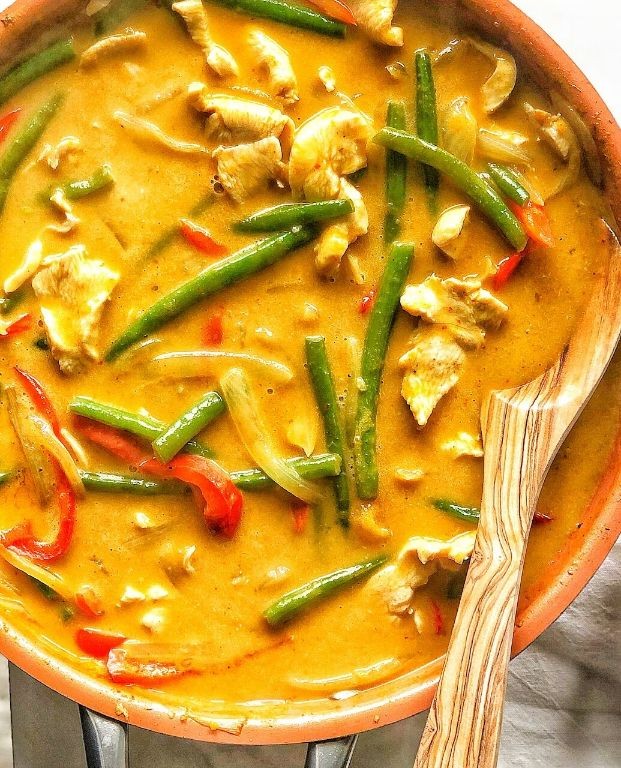Thai Coconut Curry Green Beans