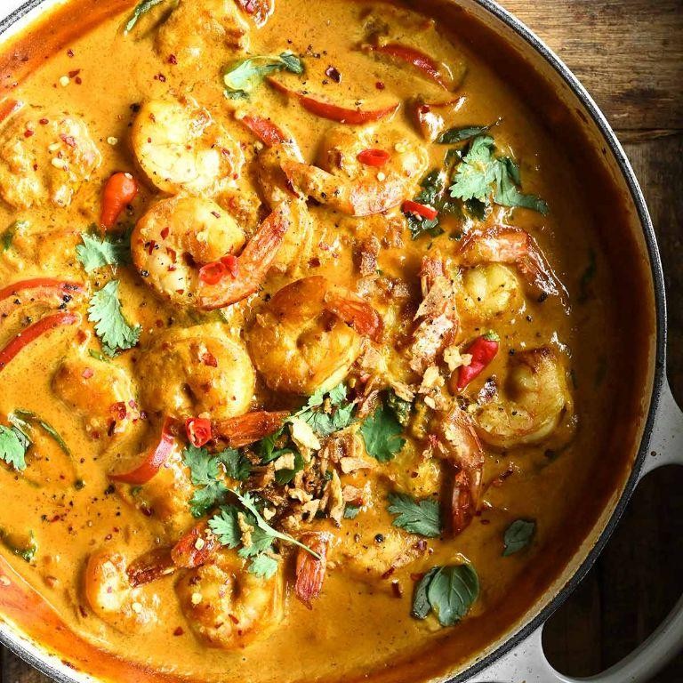 Thai Coconut Curry with Shrimp