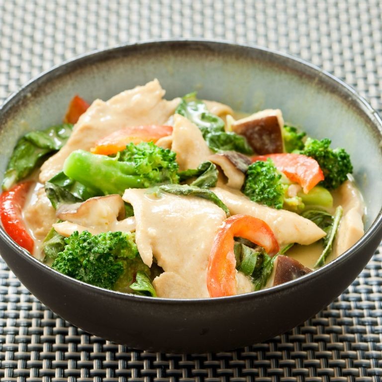 Thai Green Curry Chicken and Broccoli