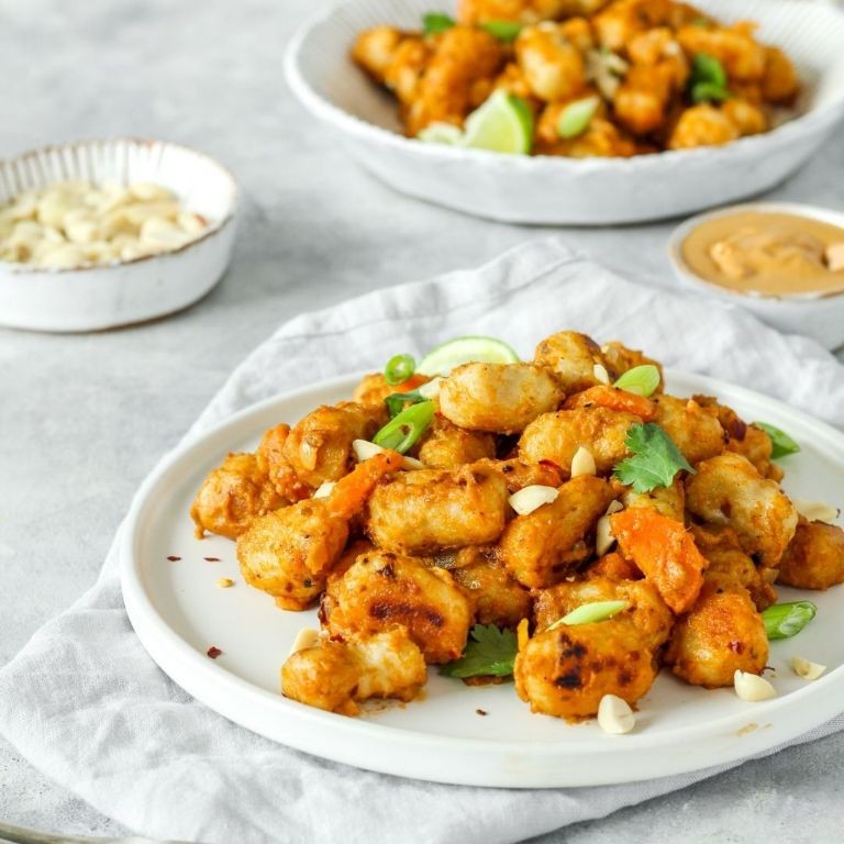 Thai Peanut Sauce Gnocchi