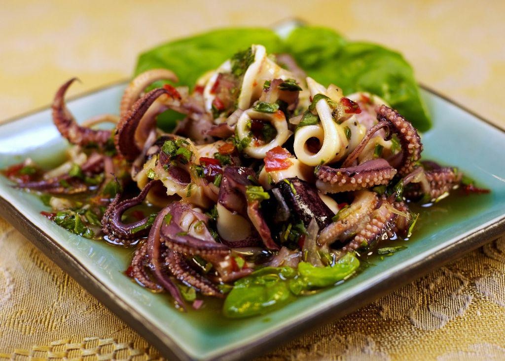 Thai-Inspired Squid Salad