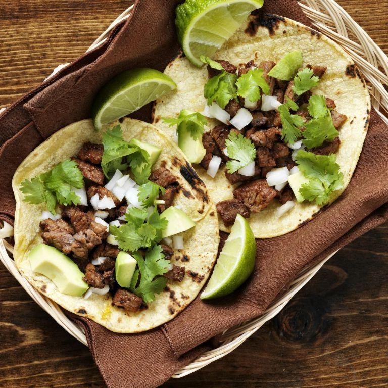 Thin Sliced Sirloin Tip Steak Tacos