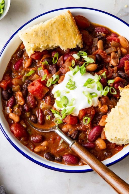Three-Bean Chili Soup