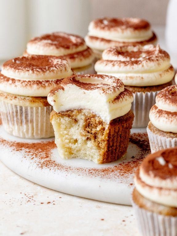 Tiramisu Cupcakes with Coffee Buttercream