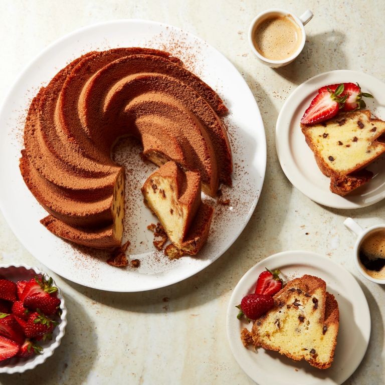 Tiramisu Inspired Pound Cake