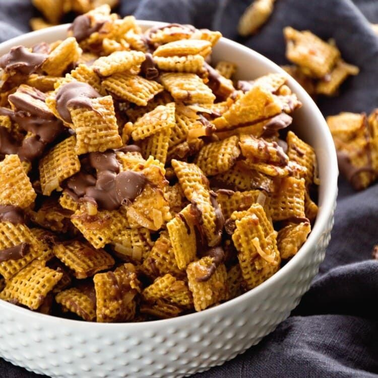 Toasted Coconut Chocolate Chex Mix
