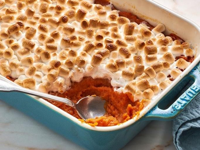 Toasted Marshmallow Sweet Potato Trifle