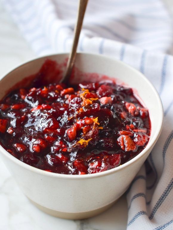 Toasted Pecan Cranberry Relish