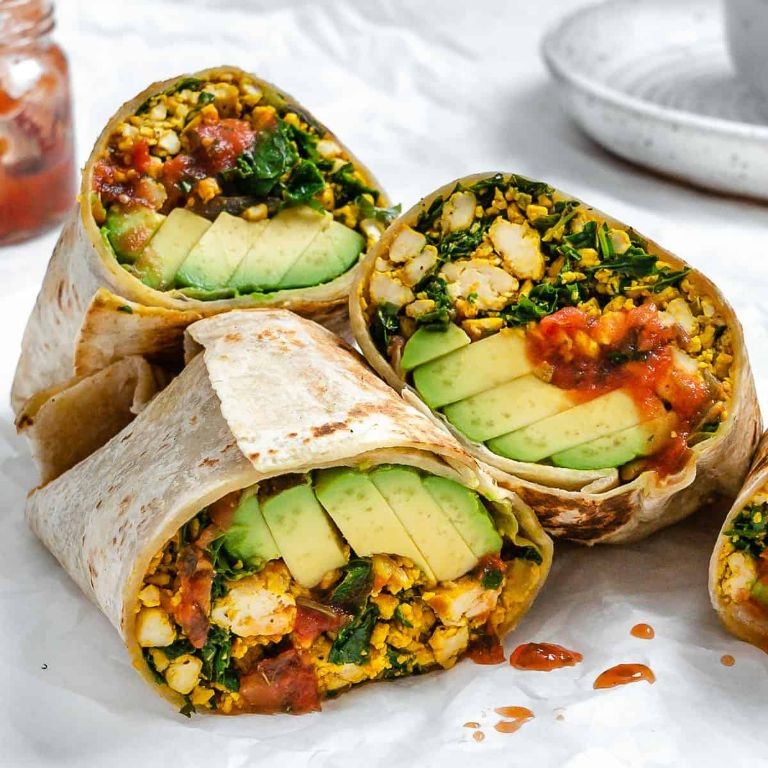 Tofu Scramble Breakfast Burritos