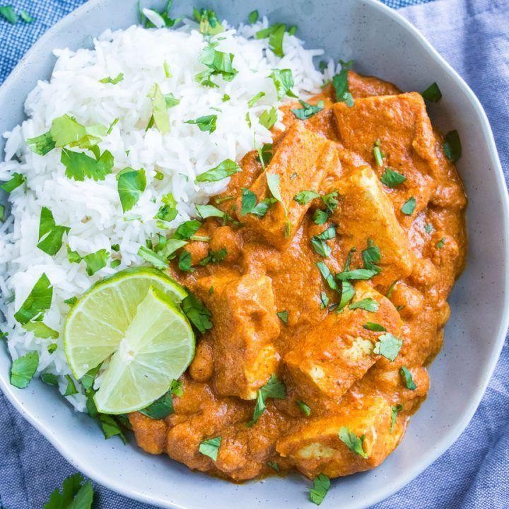 Tofu and Chickpea Tikka Masala