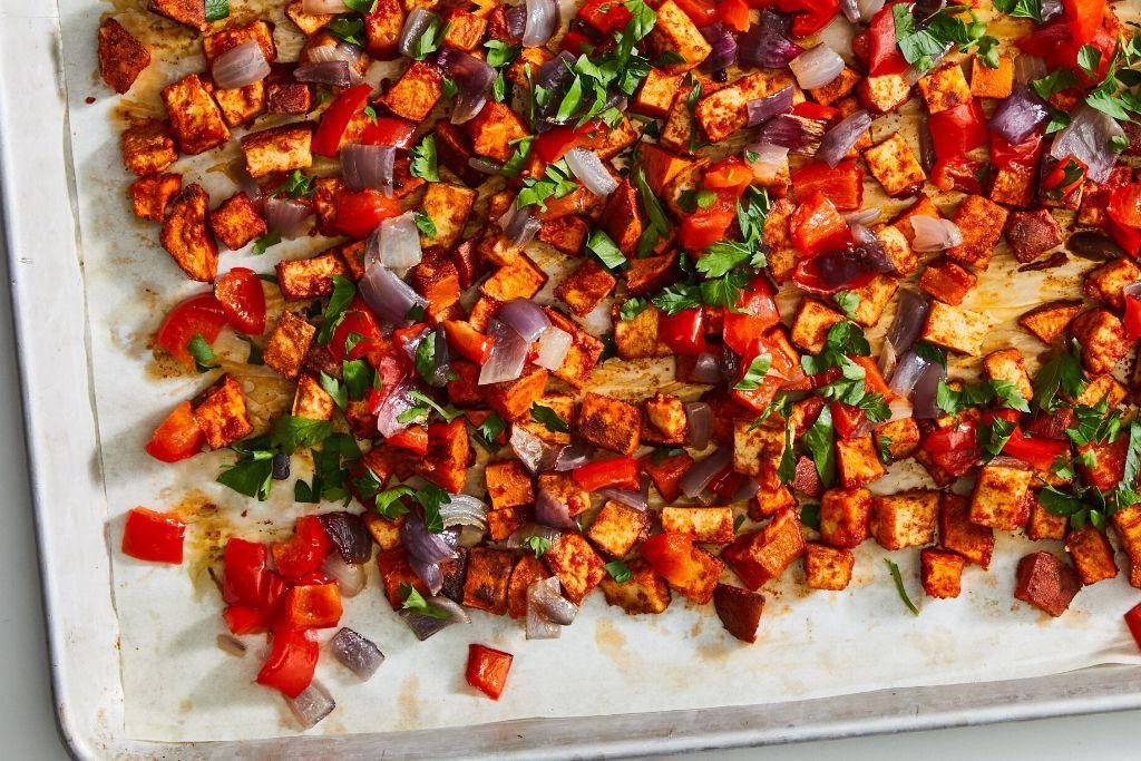 Tofu and Sweet Potato Hash