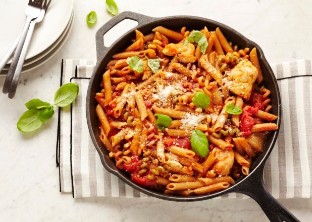 Tomato Basil Chicken Penne Pasta