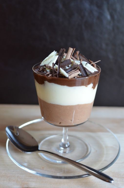 Triple Chocolate Layer Parfait