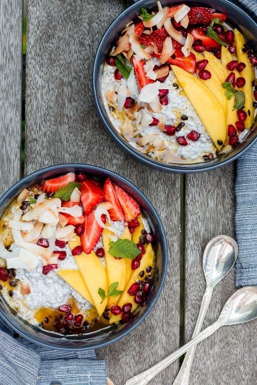 Tropical Mango Coconut Chia Bowl
