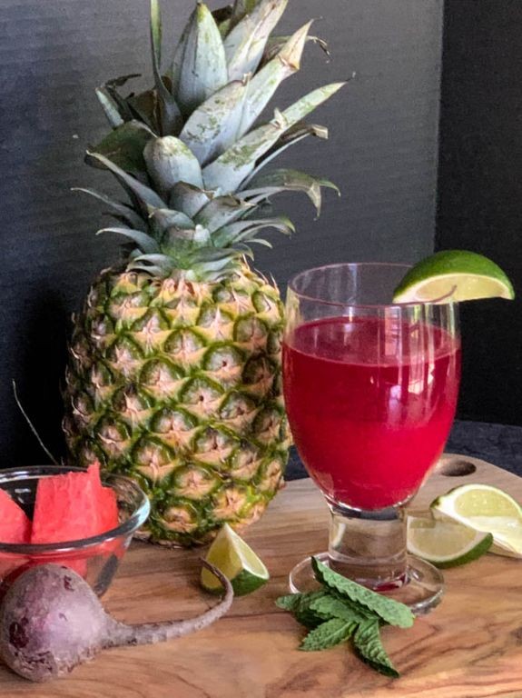 Tropical Watermelon Pineapple Cooler