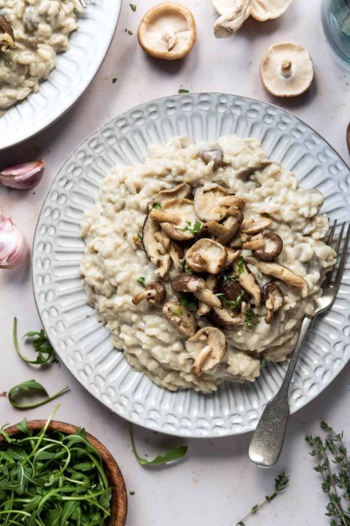 Truffle Oil Mushroom Risotto