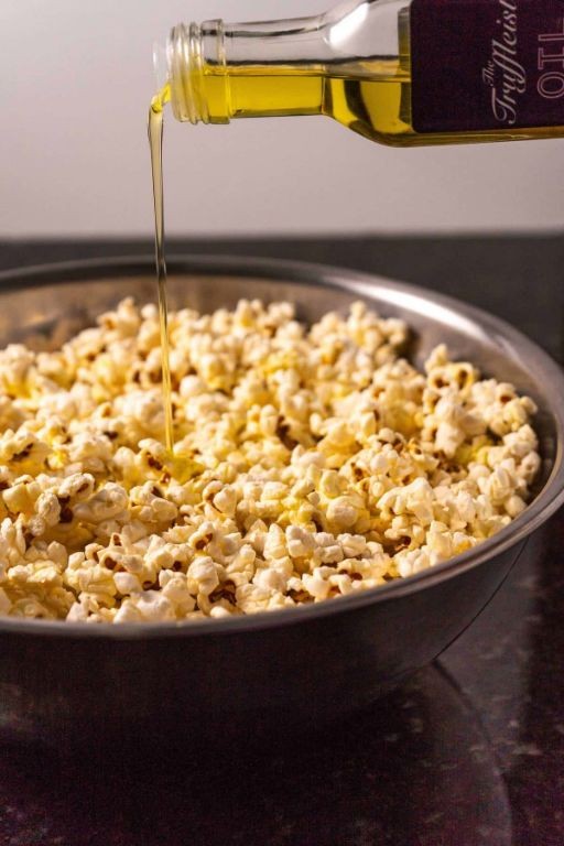 Truffle Oil and Rosemary Popcorn