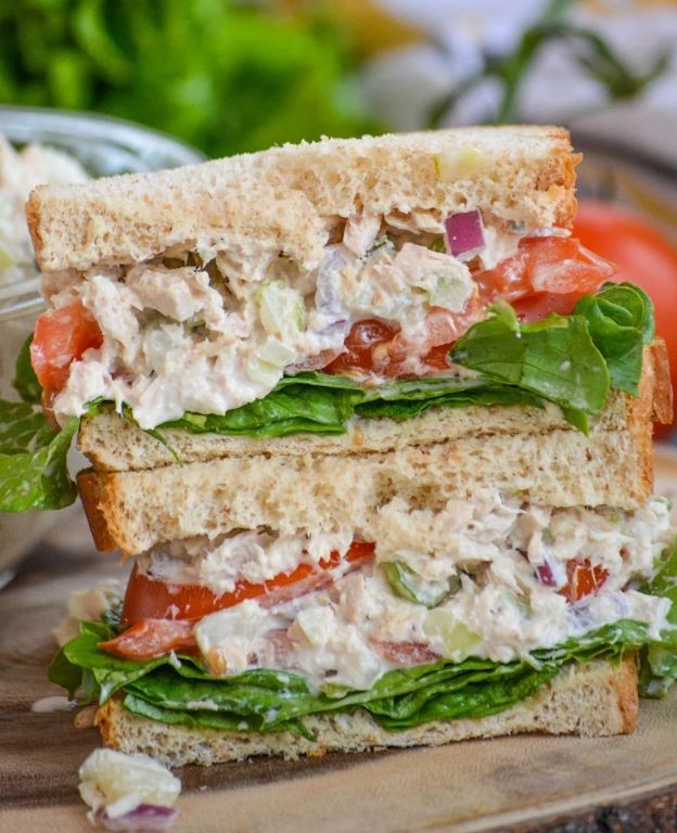 Tuna Salad Sandwich with Pickles
