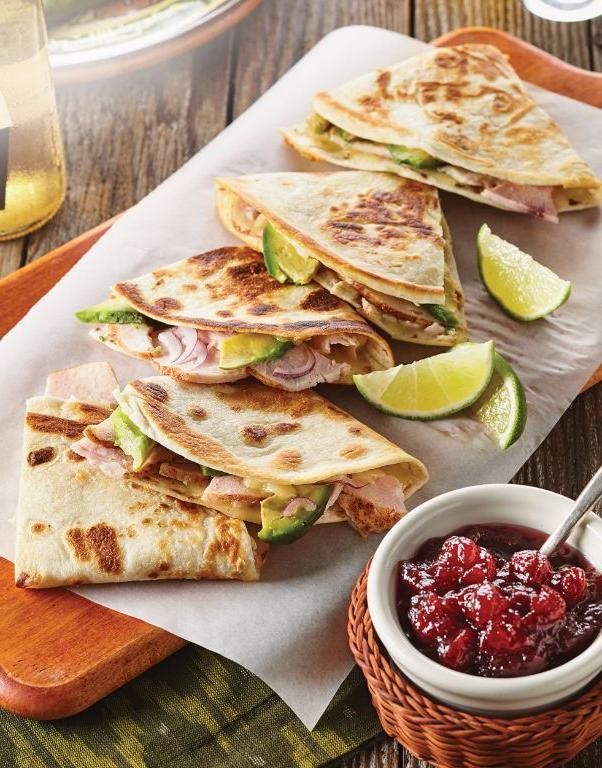 Turkey and Avocado Quesadillas