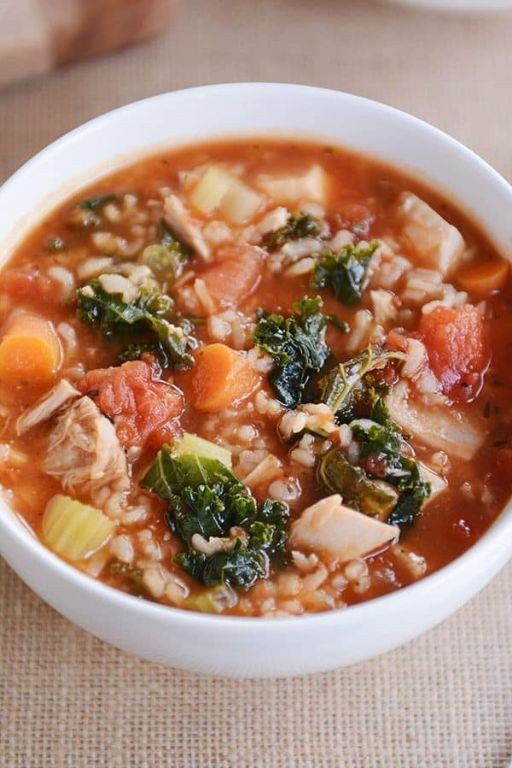 Turkey and Brown Rice Soup