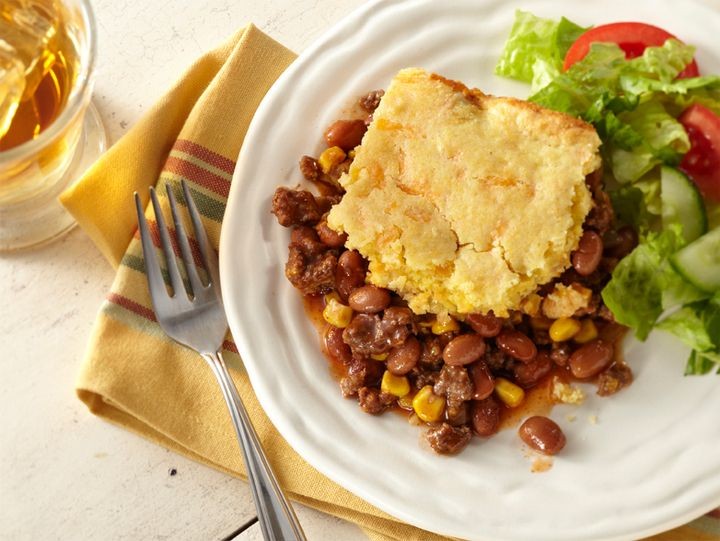 Turkey and Cornbread Casserole