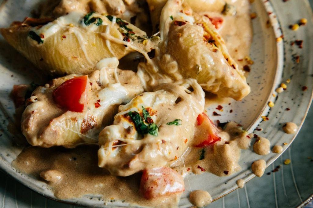 Turkey and Kale Stuffed Shells