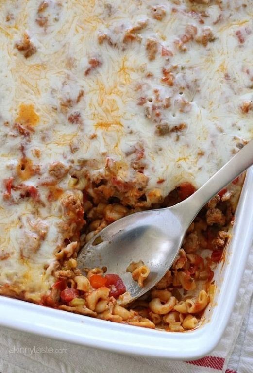 Turkey and Macaroni Casserole