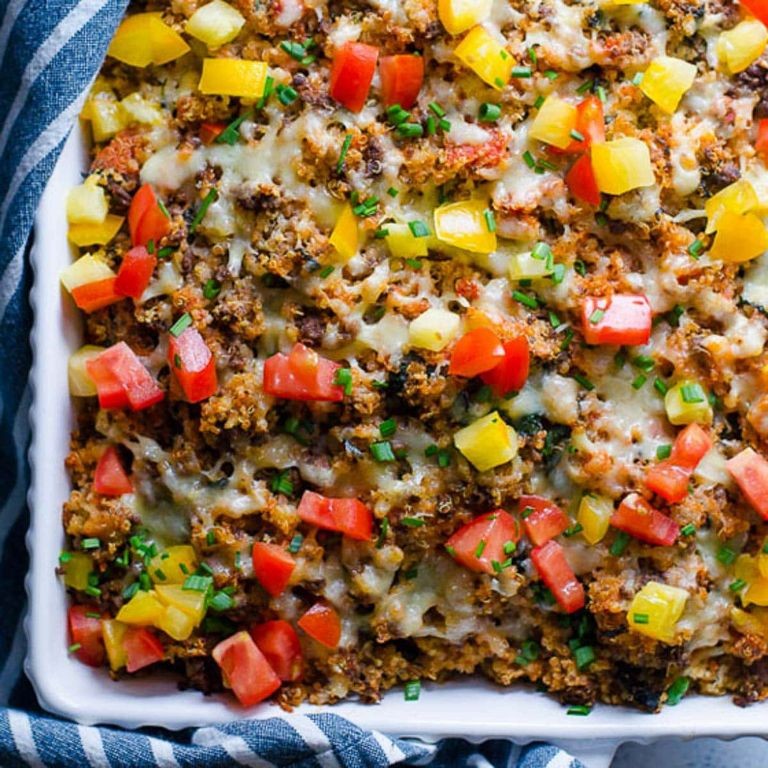Turkey and Quinoa Casserole with Veggies