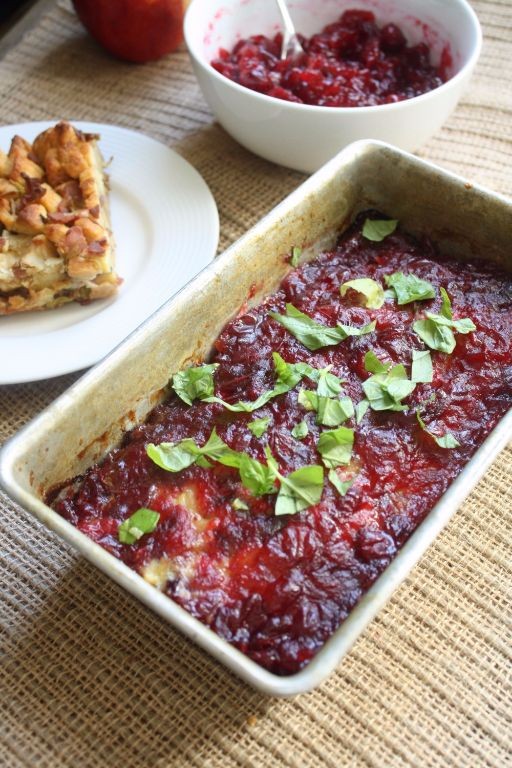 Turkey and Stuffing Meatloaf with Cranberry Glaze