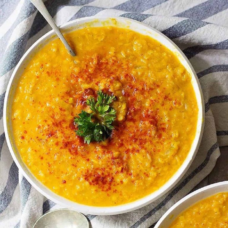 Turmeric Ginger Lentil Soup