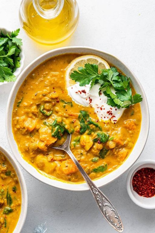 Turmeric Metaboost Lentil Soup