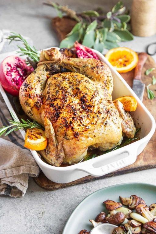 Twinadime and Herb Roasted Chicken