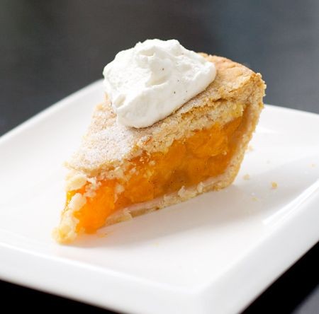Vanilla Bean Peach Pie Filling